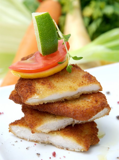 Schnitzel vom Jungkaninchen nach Wiener-Art